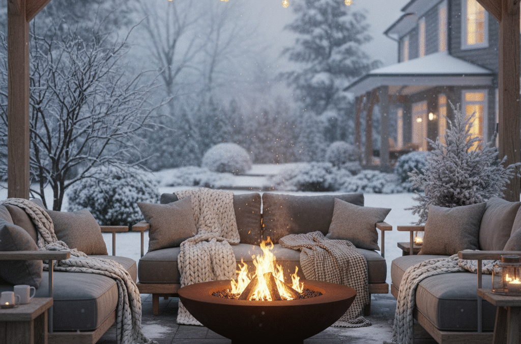découvrez comment aménager une terrasse de 30m2 pour en profiter toute l'année, été comme hiver, grâce à des conseils pratiques et des idées d'aménagement adaptées à chaque saison.