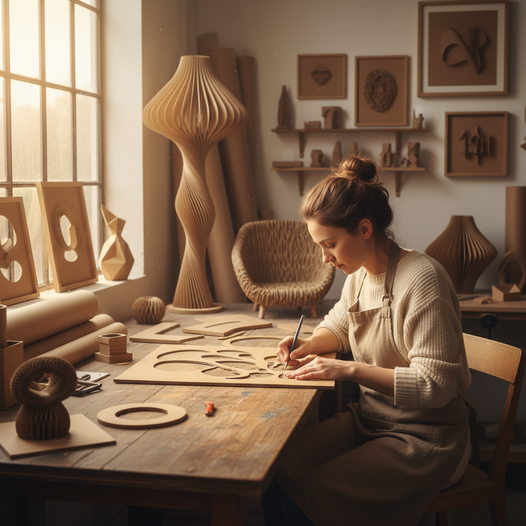 découvrez l'univers créatif du cartonniste, artisan du carton passionné par la fabrication d'objets uniques et sur mesure alliant savoir-faire traditionnel et design innovant.