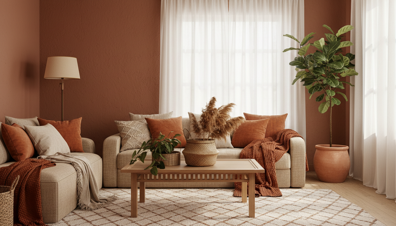 découvrez comment associer la couleur terracotta pour créer un intérieur chaleureux et tendance, alliant convivialité et style contemporain.