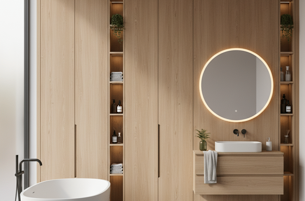 découvrez nos astuces pratiques pour optimiser le rangement dans votre salle de bain et gagner de l'espace tout en gardant un espace propre et organisé.