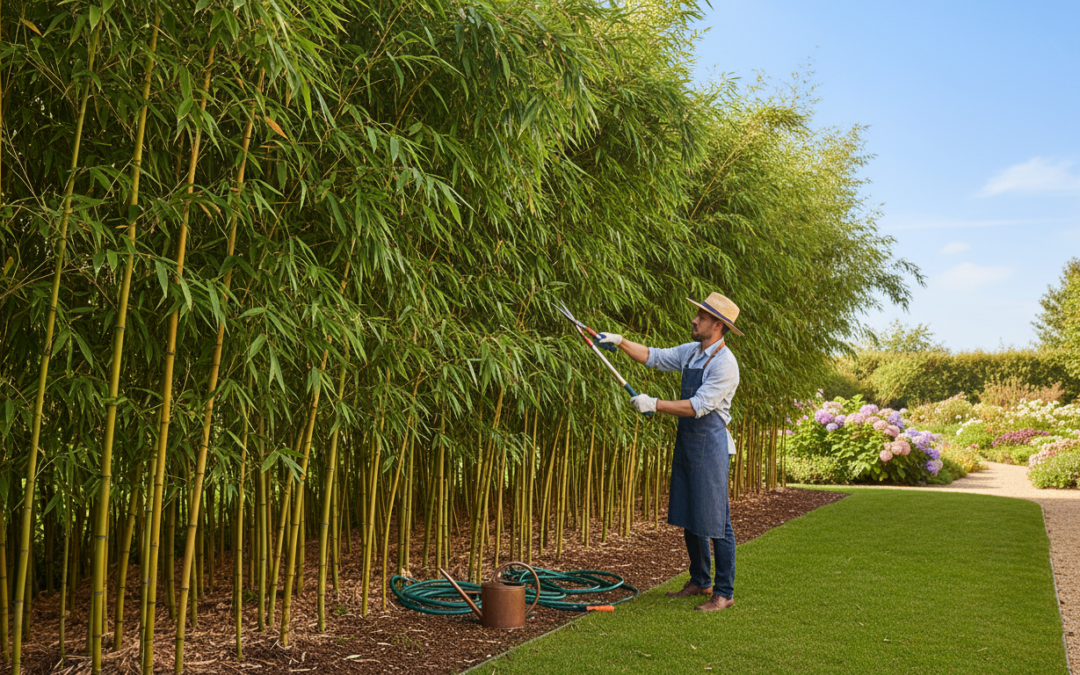 Bambou pour haie : comment choisir et entretenir une barrière naturelle efficace