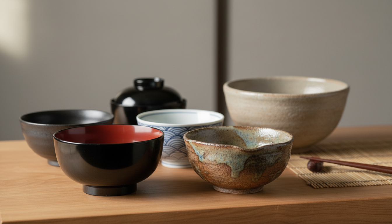 découvrez les différents styles de bols japonais et apprenez à les utiliser selon leurs traditions et fonctions pour enrichir votre expérience culinaire et culturelle.