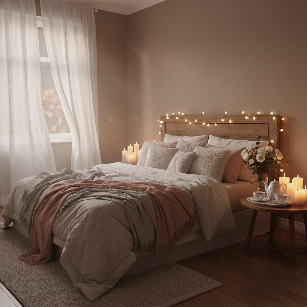 découvrez cinq conseils essentiels pour transformer votre chambre en un cocon cosy et romantique, idéal pour des moments de détente et de complicité.