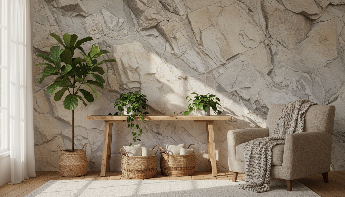 découvrez nos conseils pour choisir un papier peint effet pierre, idéal pour créer un décor naturel et harmonieux dans votre intérieur.