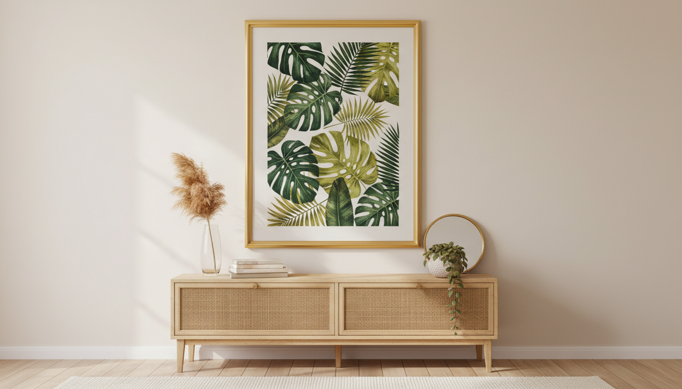 découvrez nos astuces pour réussir un tableau tropical chic et apporter une touche tendance et exotique à votre décoration intérieure.