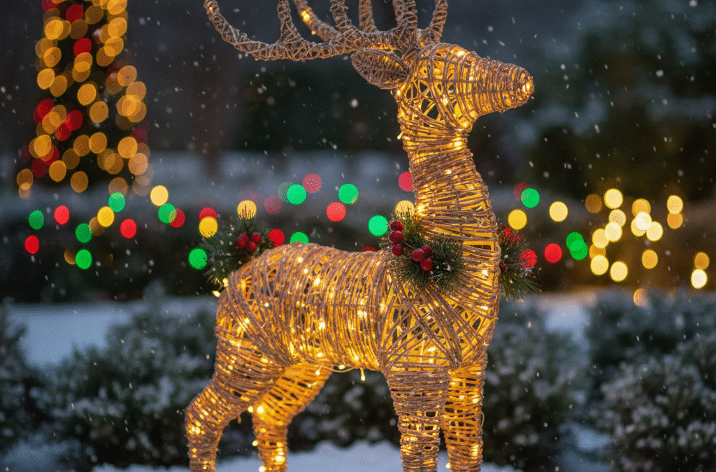 Décoration de noël pour le jardin : idées originales pour sublimer votre extérieur