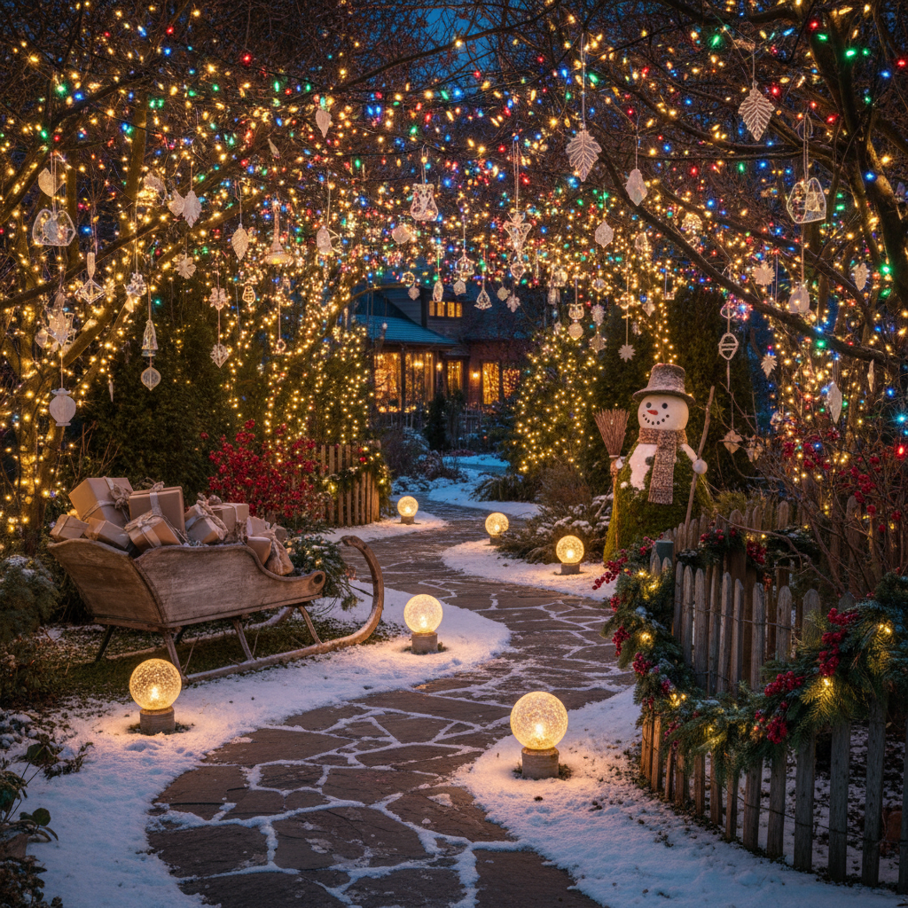 découvrez des idées originales de décoration de noël pour votre jardin afin de sublimer votre extérieur et créer une ambiance festive unique et chaleureuse.