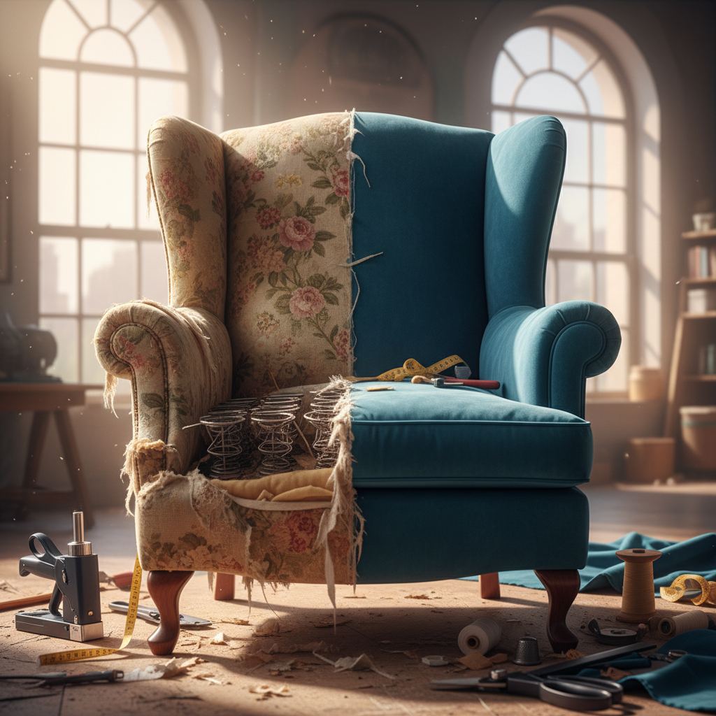 découvrez l'art du relooking de fauteuils pour transformer votre intérieur avec des pièces uniques et métamorphosées qui allient style et confort.