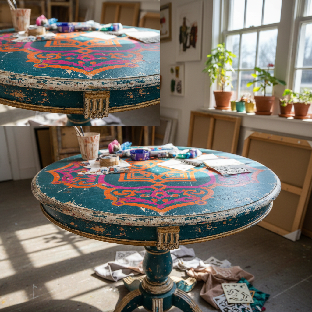 découvrez des idées inspirantes pour transformer vos tables anciennes et modernes en pièces uniques grâce à la peinture et à d'autres techniques créatives. redonnez vie à votre mobilier avec style et originalité.