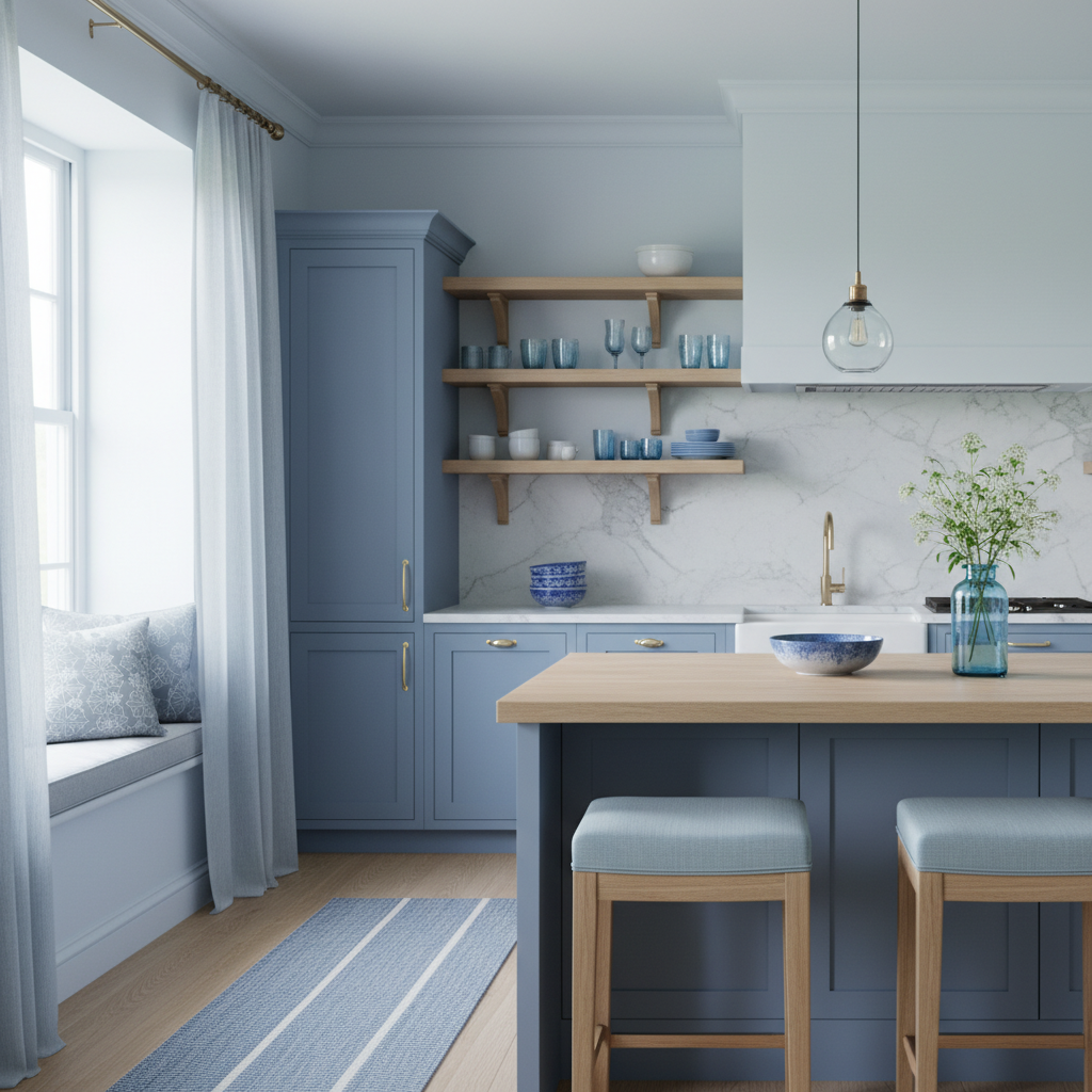 découvrez comment intégrer le bleu dans votre cuisine pour créer une ambiance apaisante et harmonieuse, alliant style et sérénité.