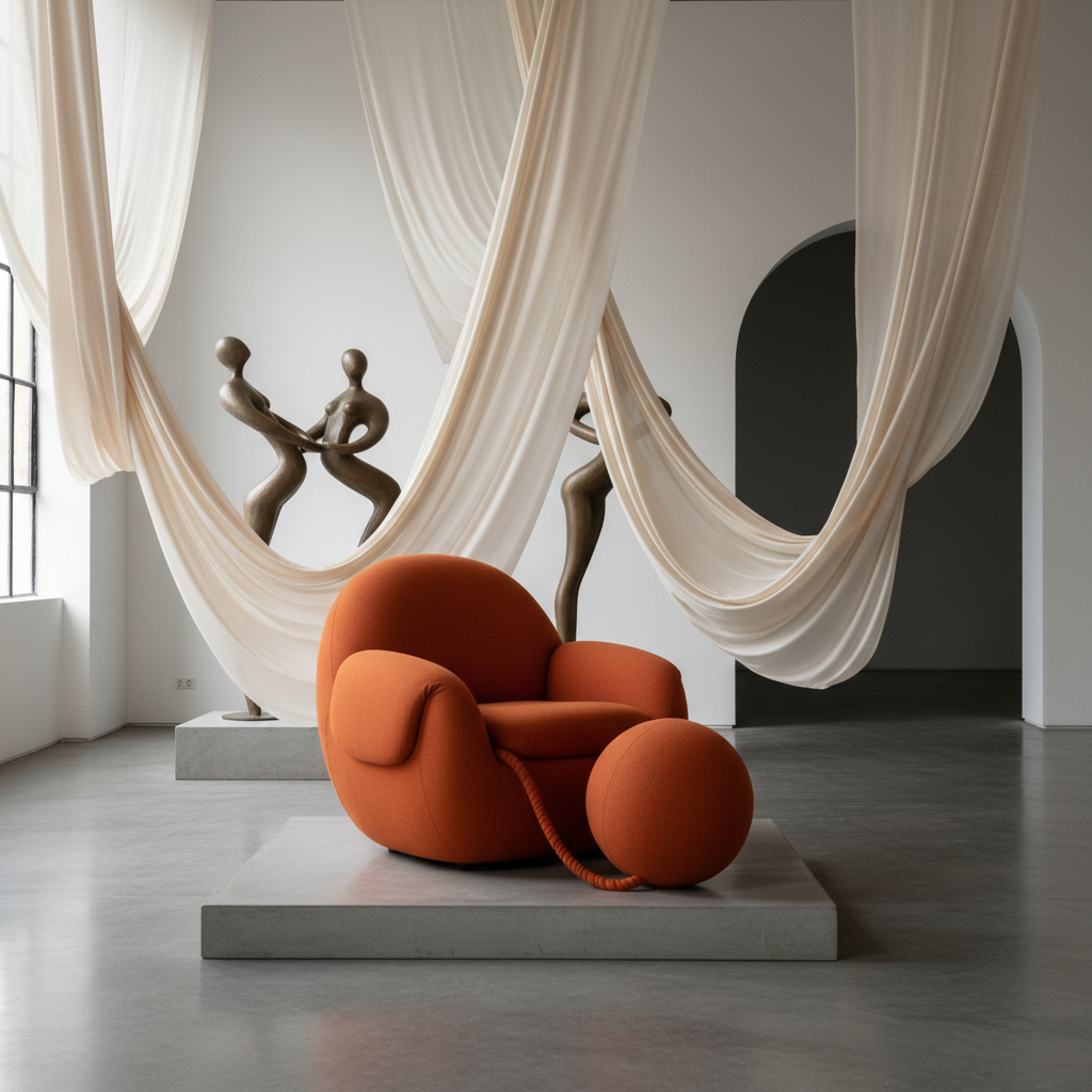 découvrez le fauteuil up (5-6) big mama de gaetano pesce, une icône du design alliant esthétique audacieuse et engagement féministe, symbole de force et d'émancipation.