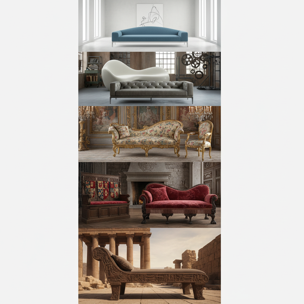 découvrez l'évolution fascinante du canapé, de ses origines antiques aux chefs-d'œuvre du design moderne, et explorez comment ce meuble emblématique a transformé nos intérieurs à travers les siècles.