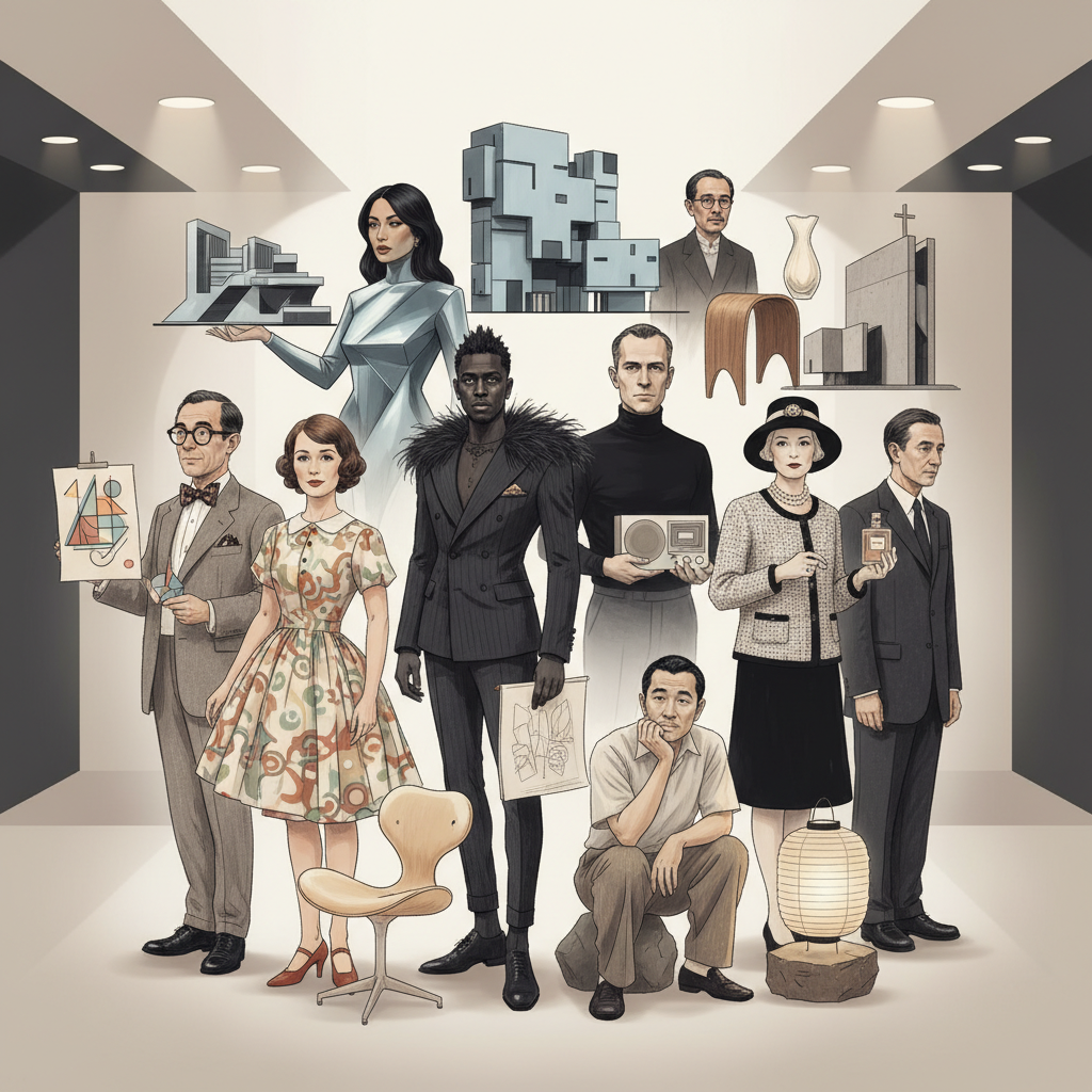 découvrez les icônes du design à travers des portraits inspirants des créateurs qui ont marqué leur époque et révolutionné le monde de la création.