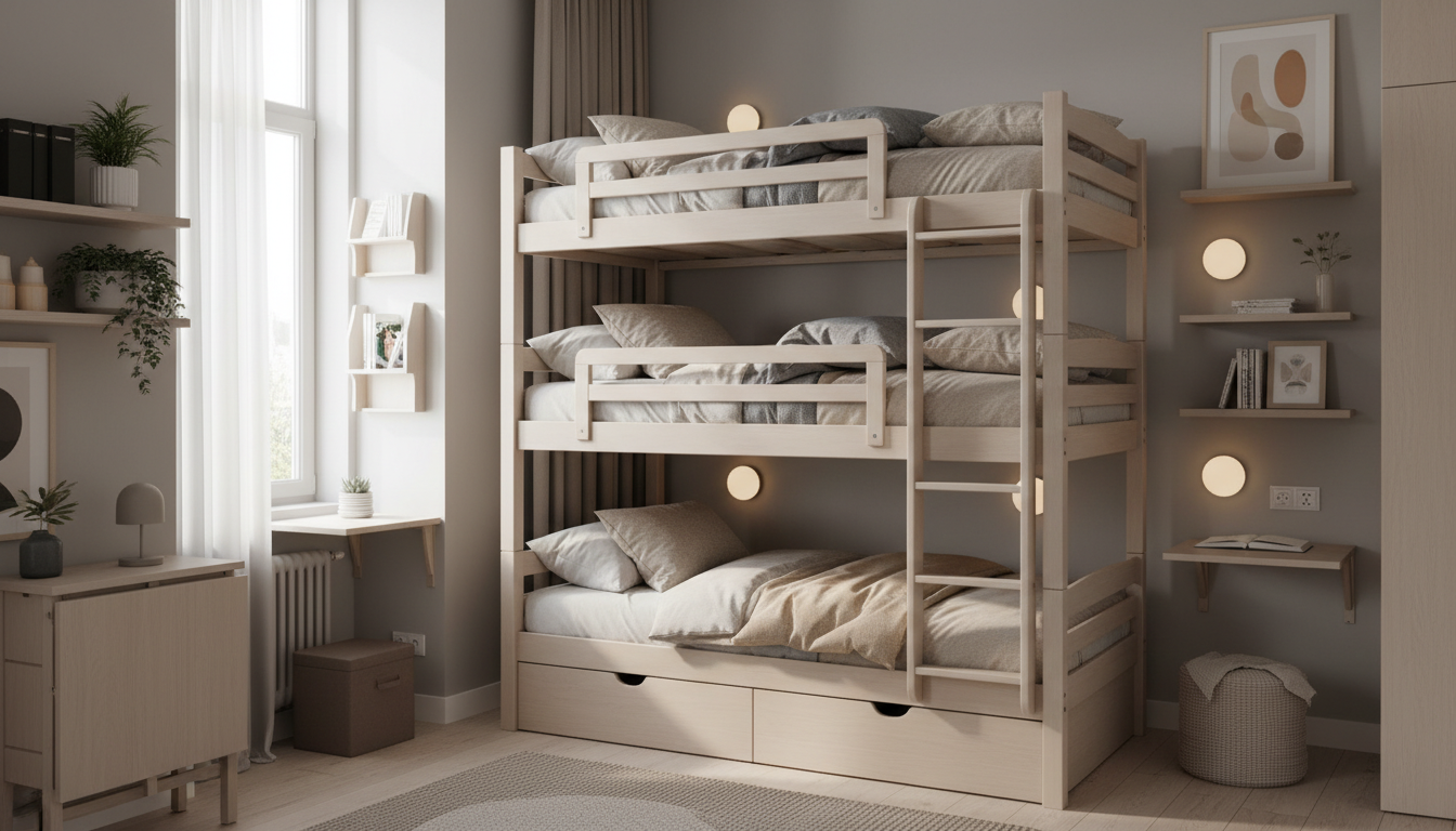 découvrez comment un lit superposé 3 places peut optimiser l’espace de votre chambre tout en offrant un maximum de confort. astuces et conseils pratiques pour bien choisir et aménager votre mobilier.