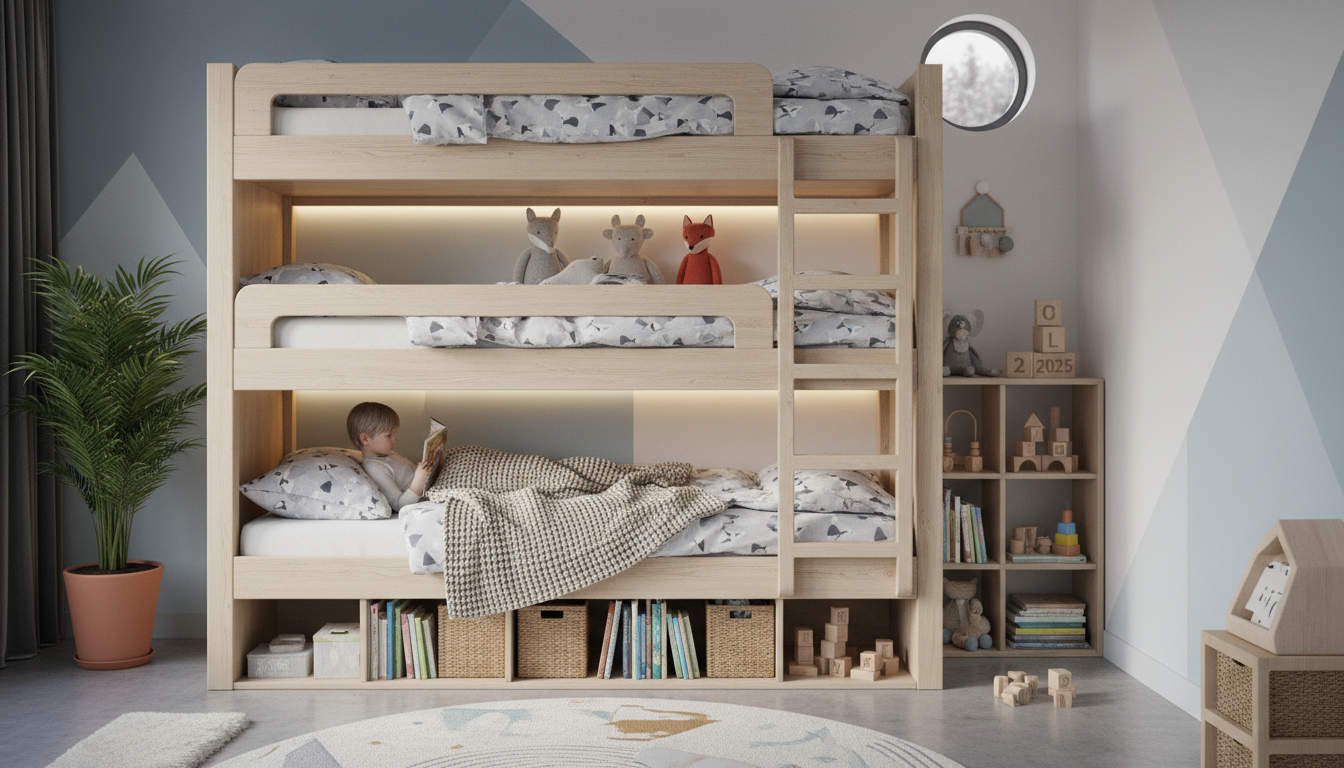 découvrez comment choisir un lit superposé 3 places pour maximiser l'espace et garantir un confort optimal dans votre chambre.