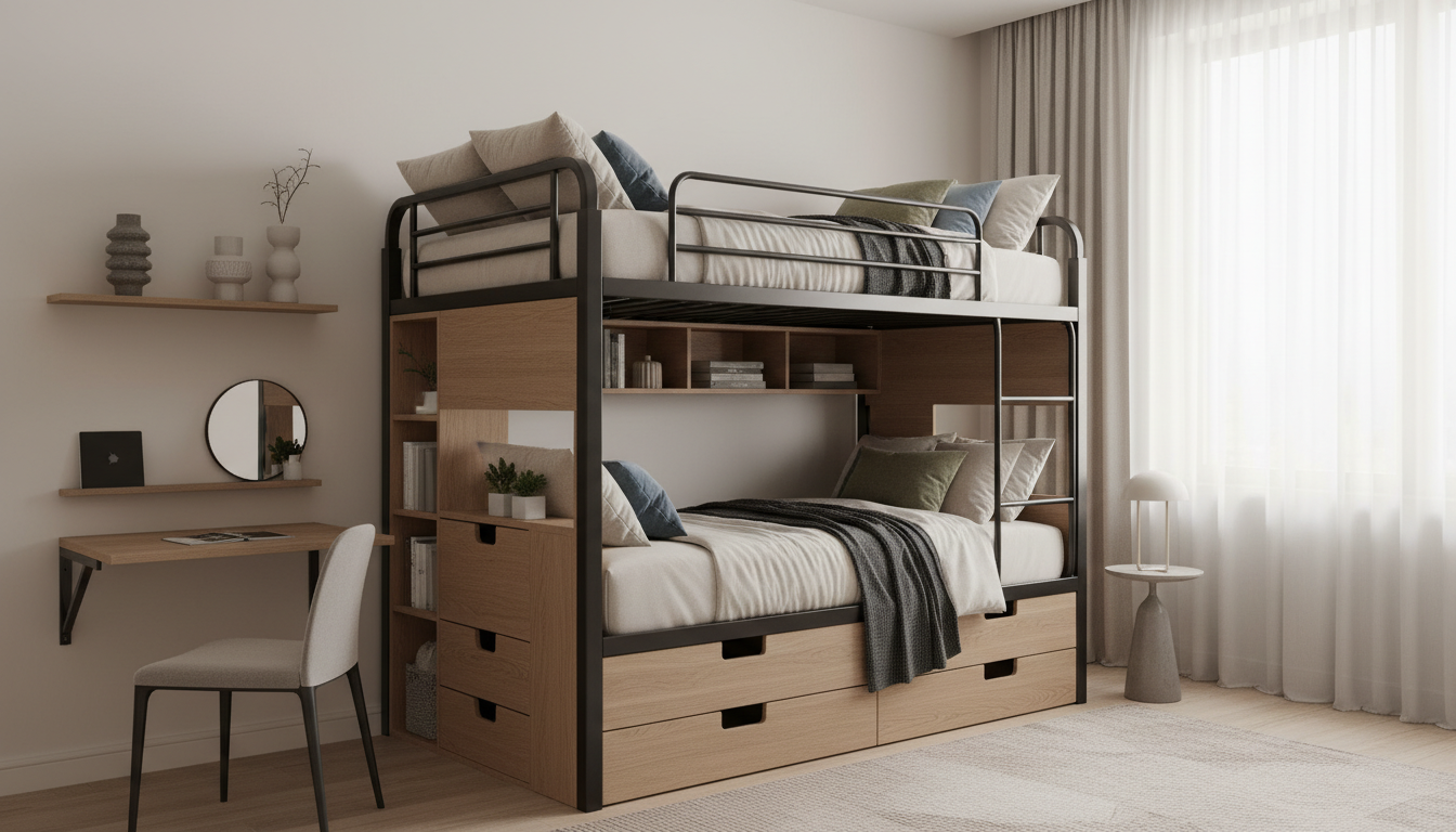 découvrez comment choisir des lits superposés pour adultes afin d'optimiser l'espace tout en assurant un confort optimal dans votre chambre.