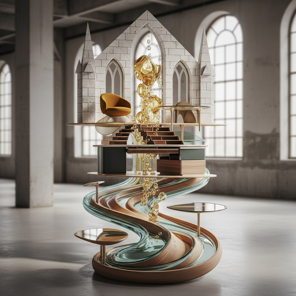 découvrez le parcours inspirant de mathieu lehanneur, ses créations innovantes et ses meubles design emblématiques, incluant local river, veuve clicquot, l'église saint-hilaire et le bureau strates.