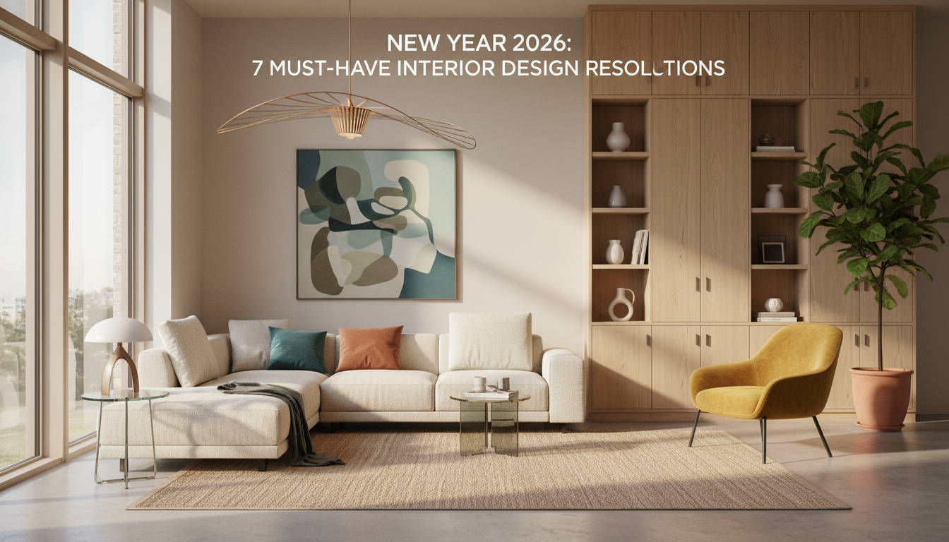 découvrez les 7 résolutions déco incontournables des designers d'intérieur pour le nouvel an 2026 et les pièces tendance à adopter dès maintenant pour un intérieur moderne et stylé.