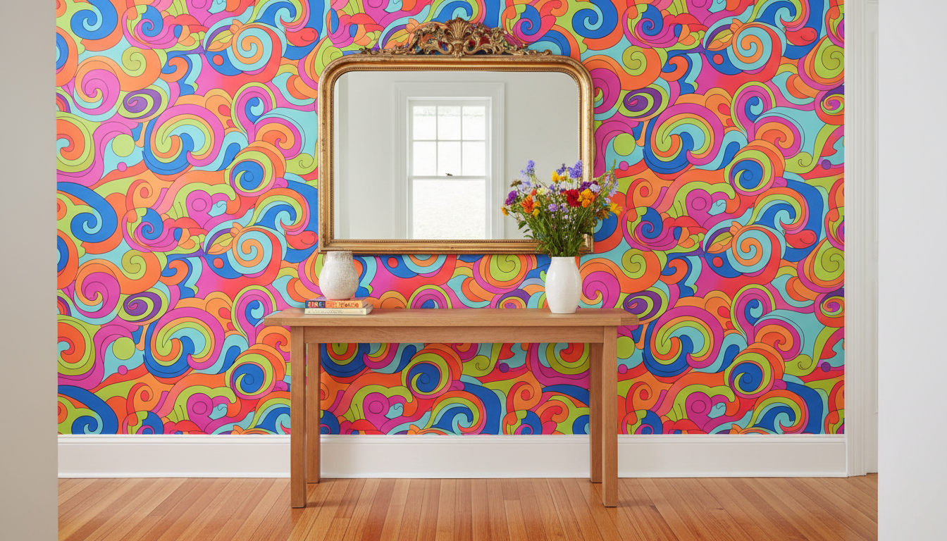 découvrez comment le papier peint psychédélique peut transformer votre intérieur en un espace unique et coloré, grâce à des astuces déco originales et inspirantes.