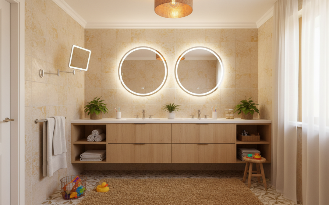 Quelle est la hauteur idéale pour un miroir de salle de bain en 2025 ?