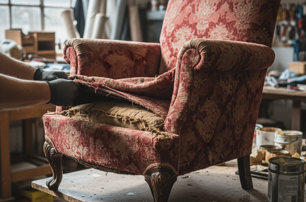 Relooker un fauteuil : guide pratique pour donner une seconde vie à votre mobilier