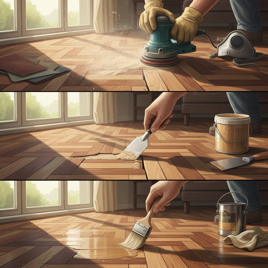 découvrez notre guide complet pour réparer et restaurer votre parquet en bois. conseils pratiques et étapes détaillées pour redonner vie à vos sols en bois.