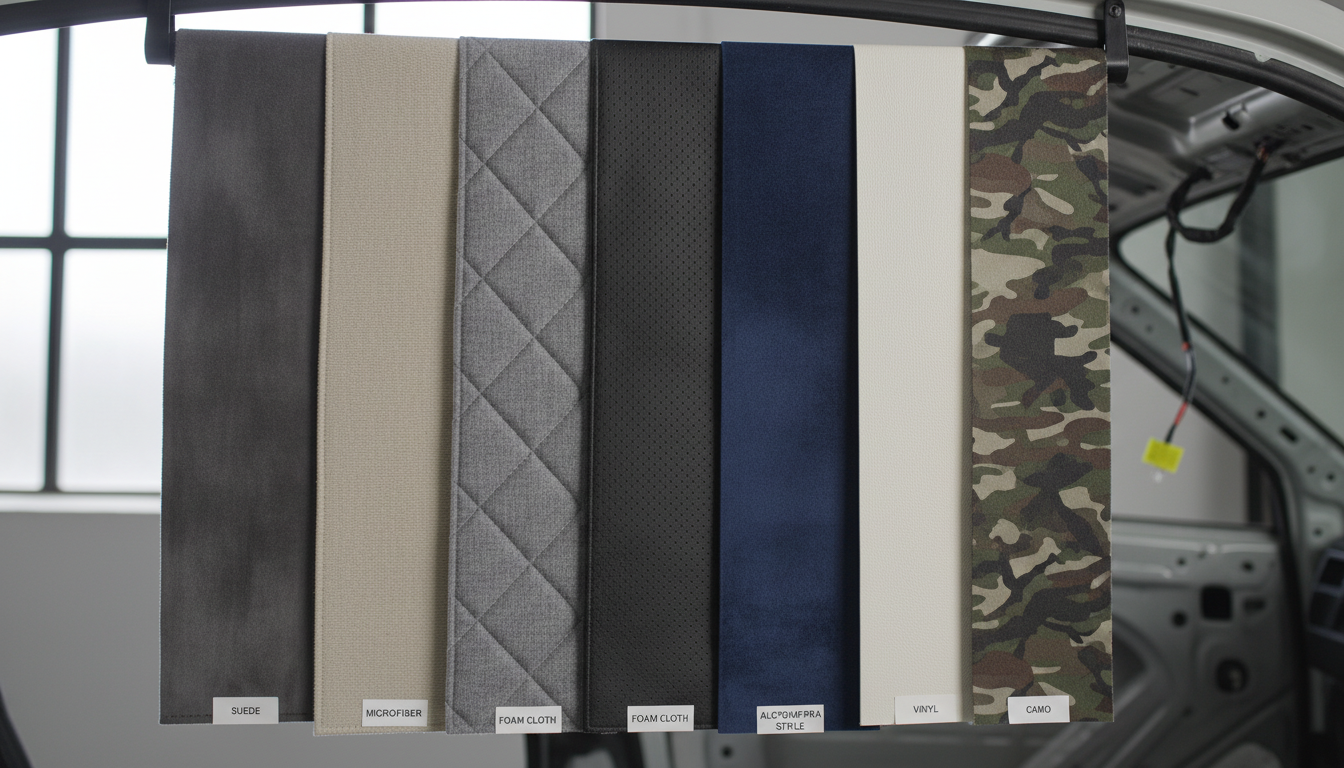 découvrez comment choisir le tissu idéal pour le ciel de toit de votre voiture et obtenir une finition parfaite alliant esthétique et durabilité.