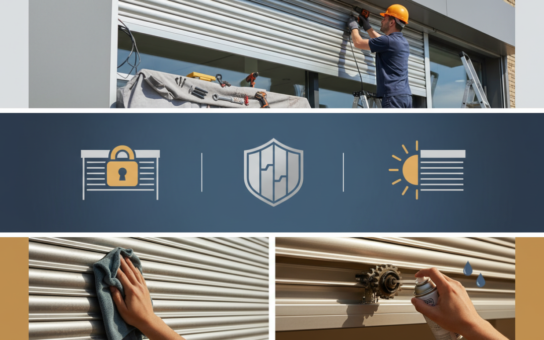 Tout savoir sur le rideau métallique : installation, avantages et entretien