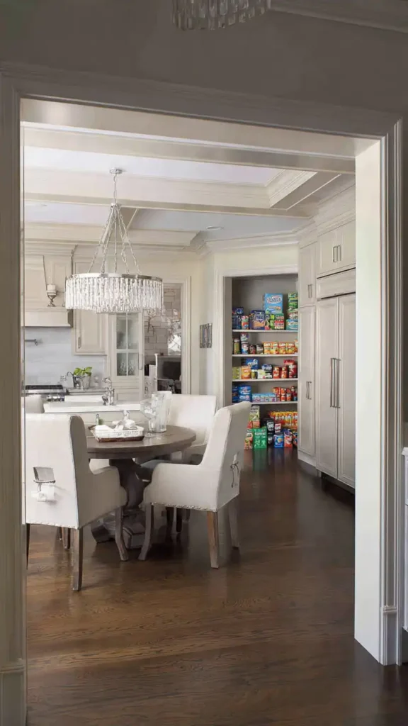 a bright family kitchen with an open