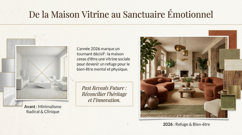 de la maison vitrine au sanctuaire emotionnel