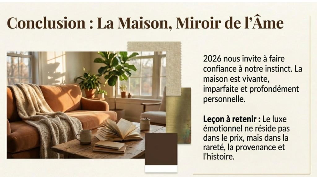 la maison, mirroir de l'ame