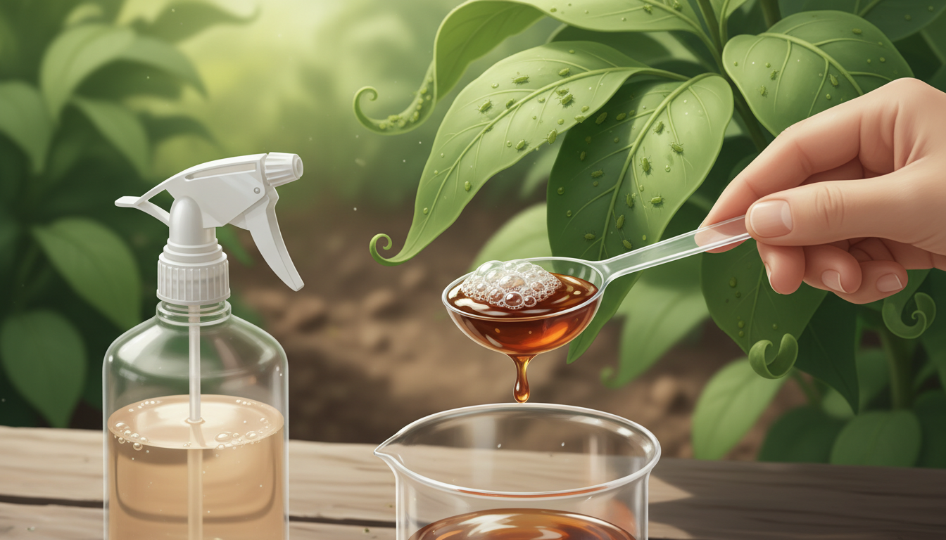 découvrez comment doser efficacement le savon noir pour éliminer les pucerons de manière naturelle et protéger vos plantes sans les abîmer.