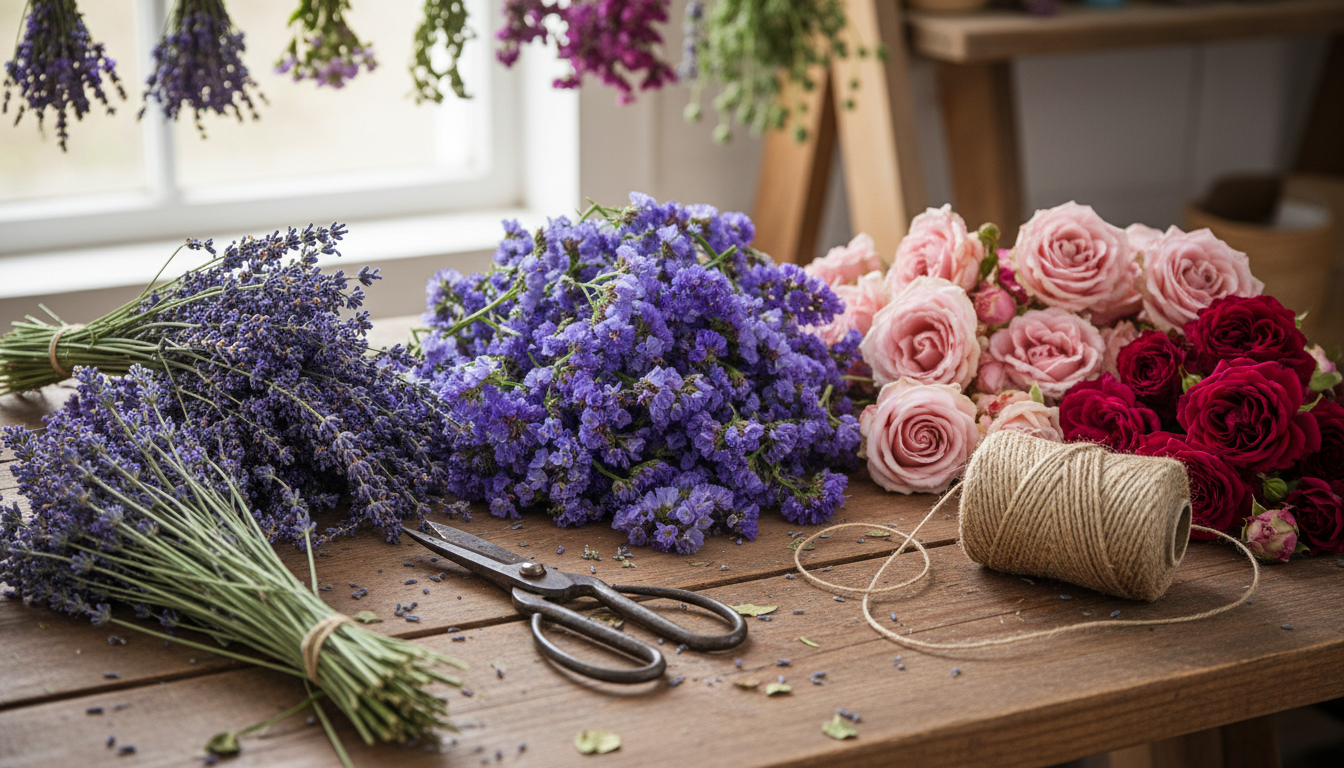 découvrez comment faire sécher des fleurs naturellement chez vous grâce à des méthodes simples et efficaces pour conserver leur beauté et leur parfum.