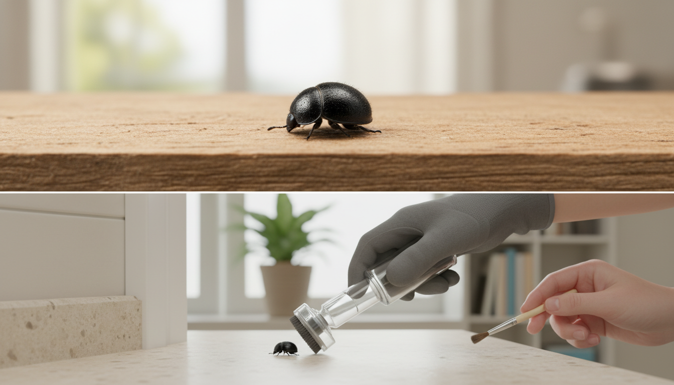 découvrez comment reconnaître et se débarrasser efficacement d'un petit insecte noir rond dans votre maison grâce à nos conseils pratiques et astuces simples.