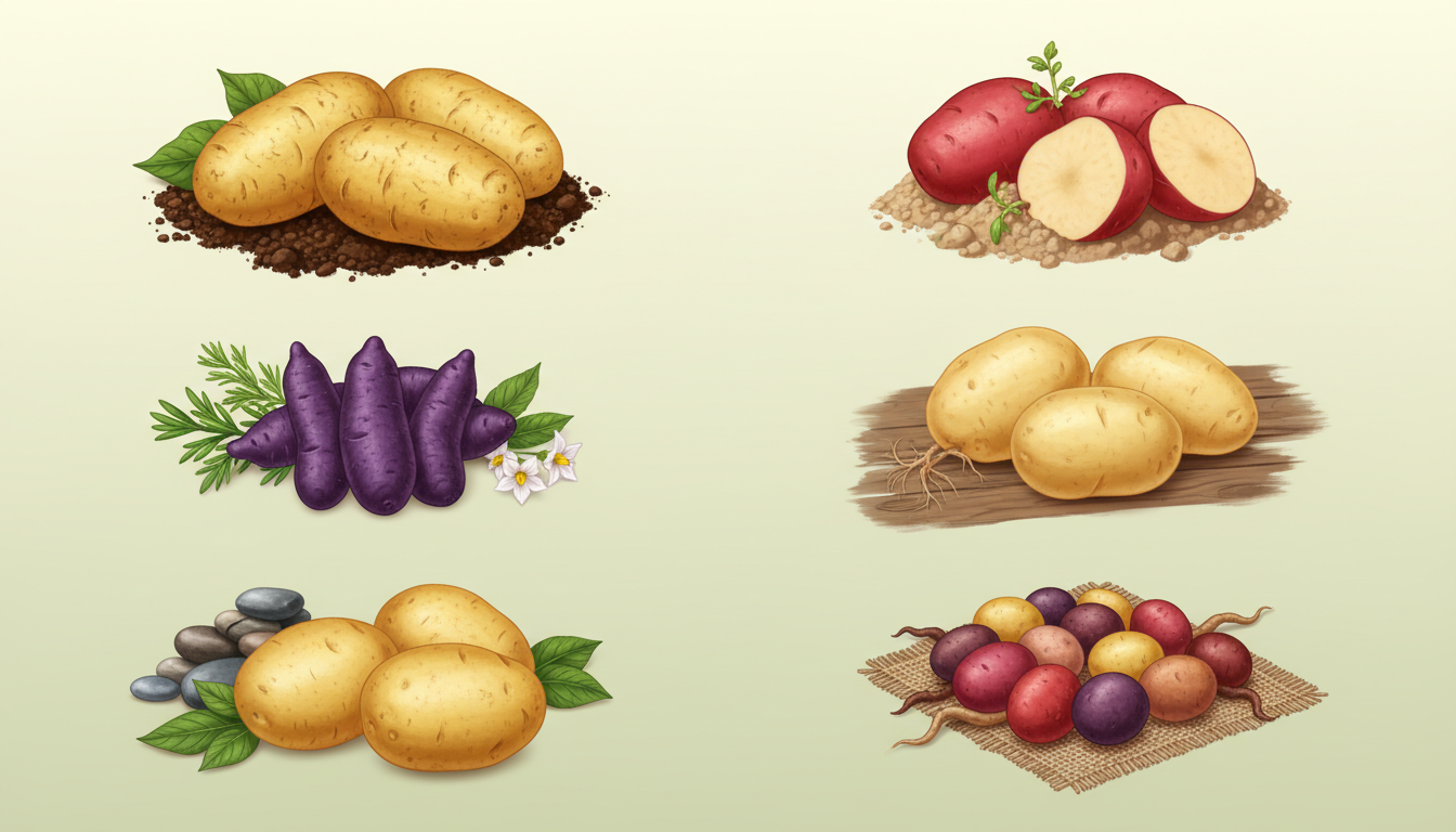 découvrez notre guide complet des variétés de pommes de terre pour choisir la meilleure selon vos besoins culinaires et jardiniers.