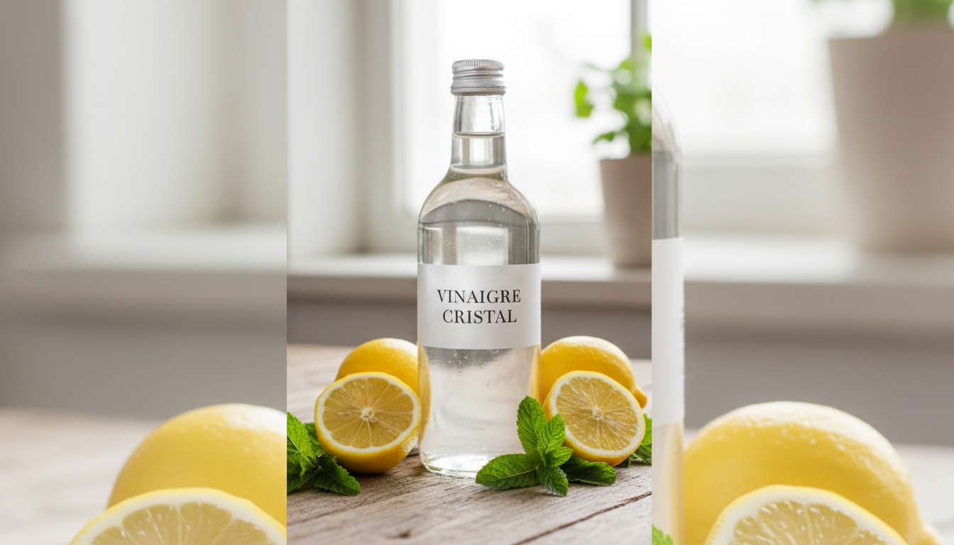 découvrez tout sur le vinaigre d’alcool cristal, ses propriétés, ses utilisations en cuisine, nettoyage et bien plus pour un usage quotidien optimal.
