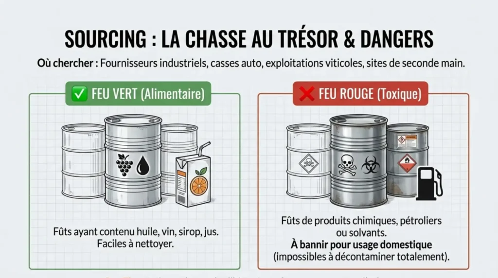 sourcing, la chasse au trésor et dangers