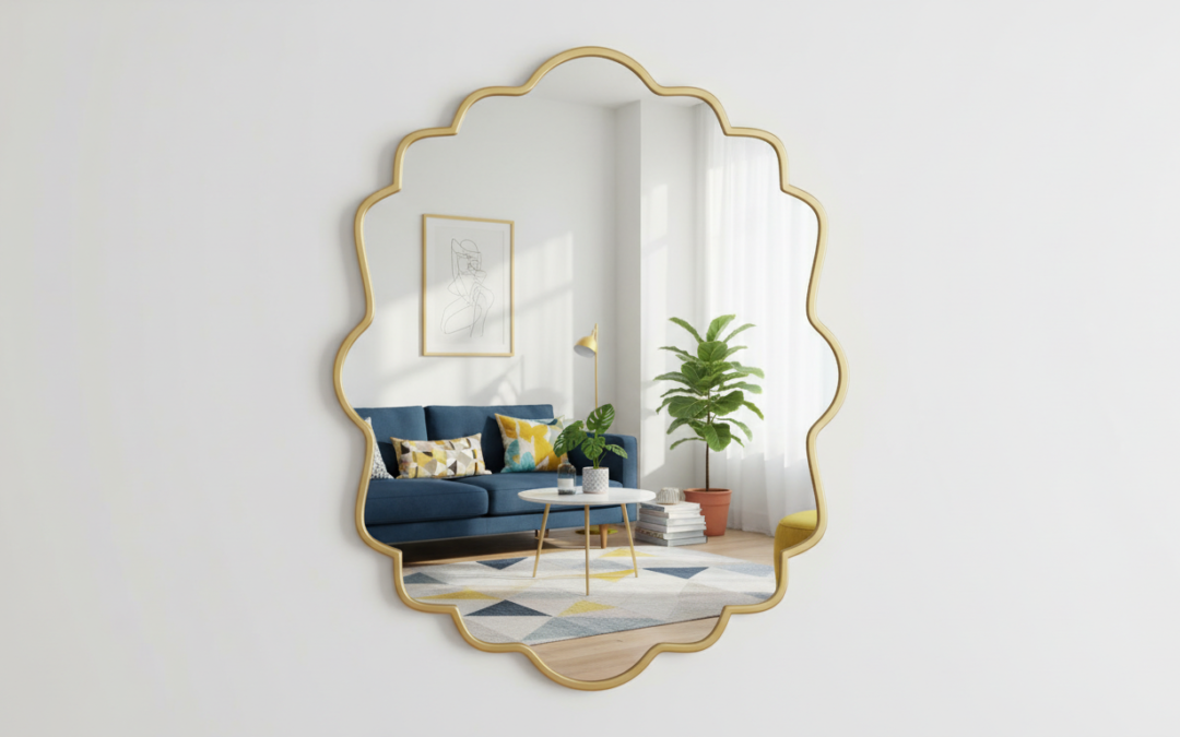 découvrez ce miroir festonné ultra tendance à seulement 4,99€ chez b&m, une touche déco incroyable qui transforme votre intérieur avec style et originalité.