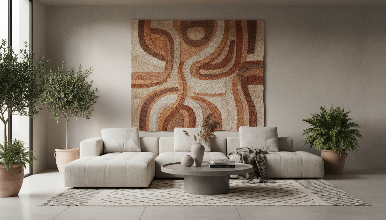 découvrez la révolution textile du printemps 2026 qui remplace les cadres traditionnels et transforme votre salon en un espace moderne et élégant.