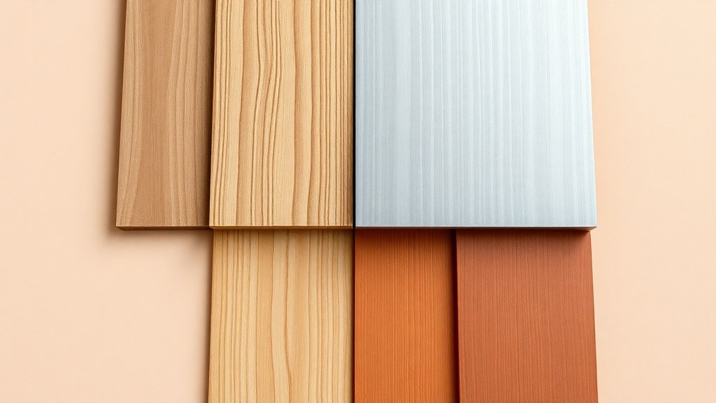 Comparaison de différents matériaux de bardage extérieur