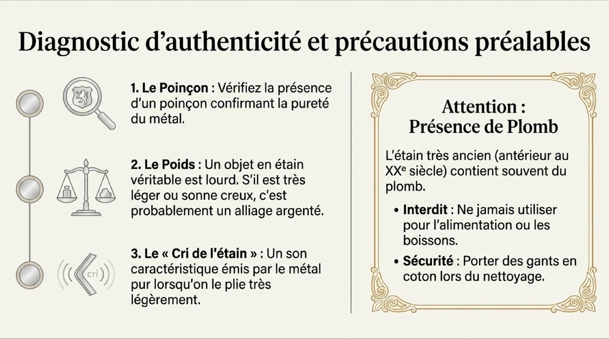 guide nettoyage etain