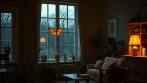 Papillon de nuit dans la maison : signification, identification et comment réagir