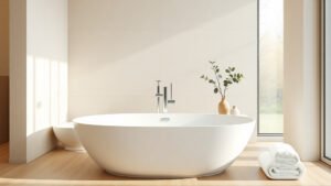 Volume baignoire : combien de litres selon le format (140, 160, 170, 180 cm) en 2026