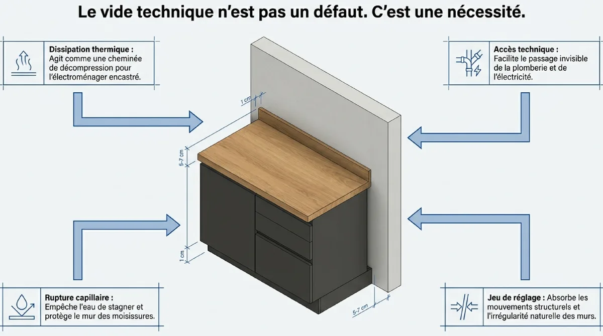 Infographie Finitions impeccables : les solutions structurelles pour combler le vide