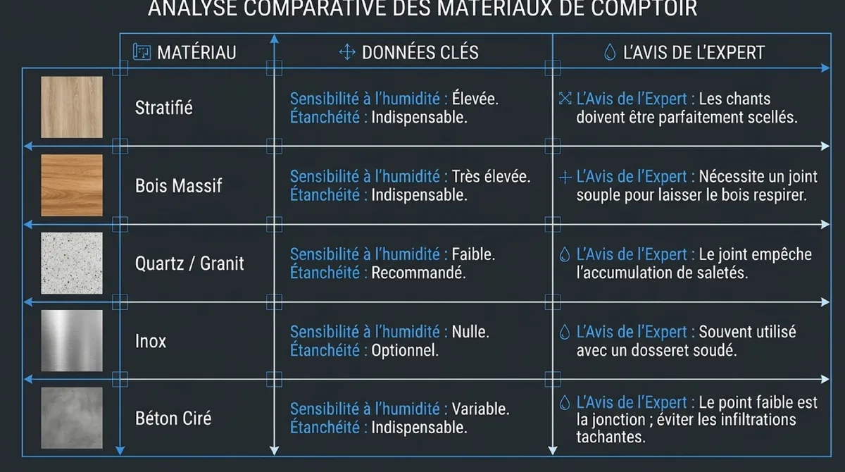 Infographie L'art du joint en silicone : la solution de finition la plus accessible