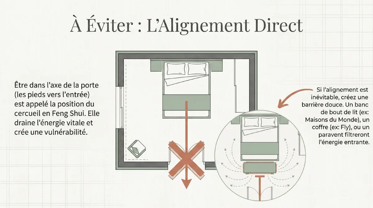 Infographie Touche Finale : Orienter son Lit selon les Points Cardinaux et son Ressenti