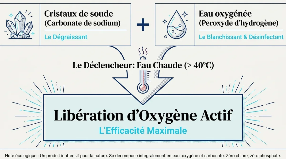 Infographie Les Utilisations du Percarbonate pour le Linge
