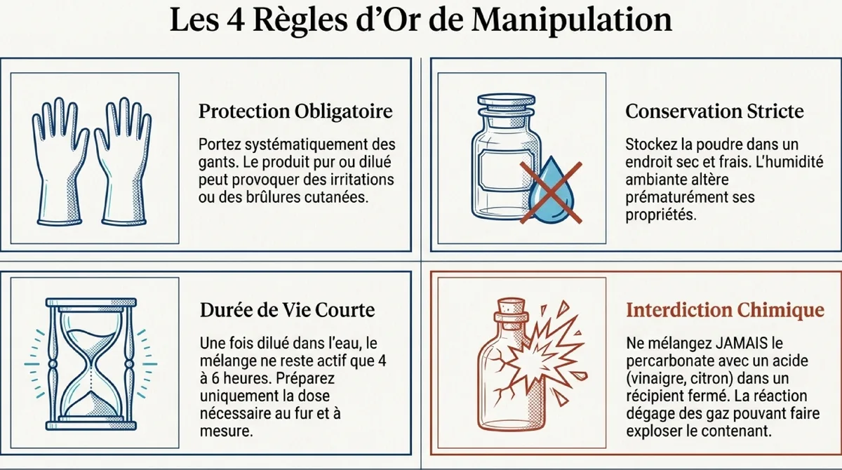 Infographie Le Percarbonate dans la Cuisine