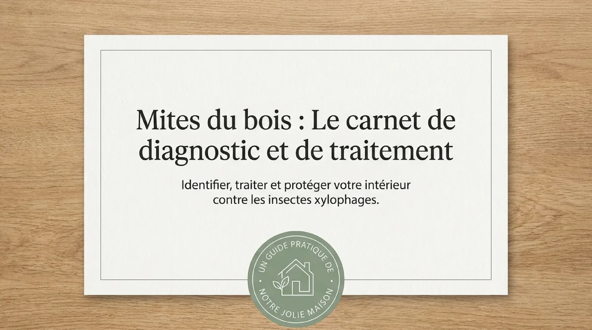 Infographie Identifier les Mites du Bois dans Votre Maison
