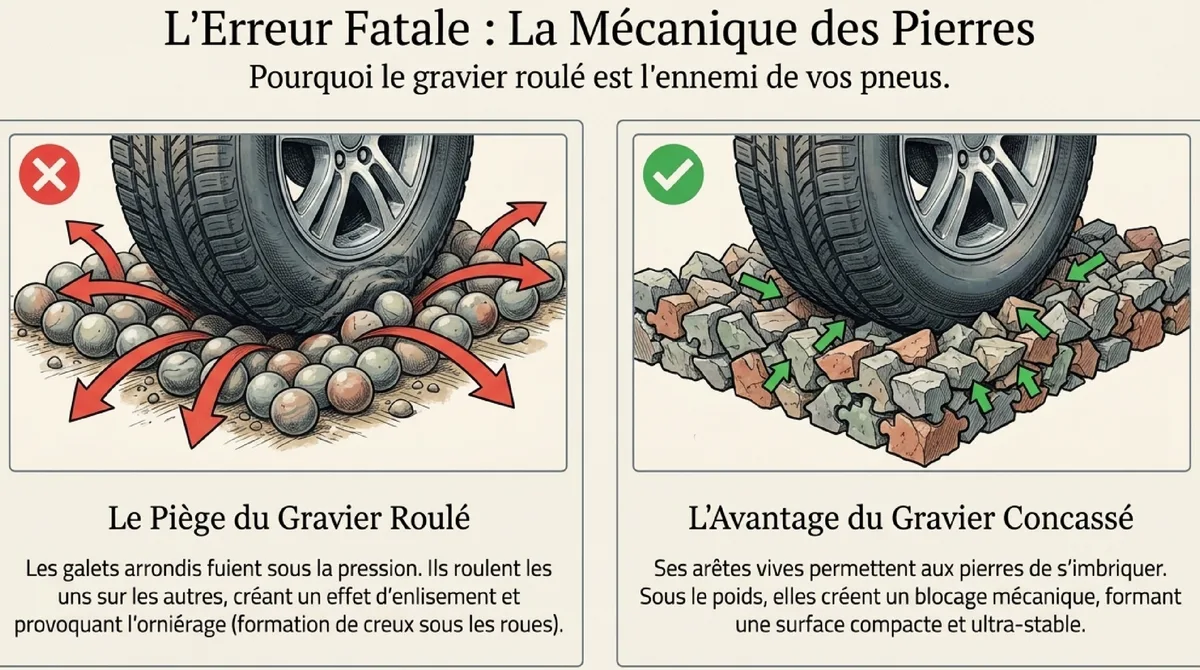 Infographie Entretien et durabilité : garder une allée impeccable